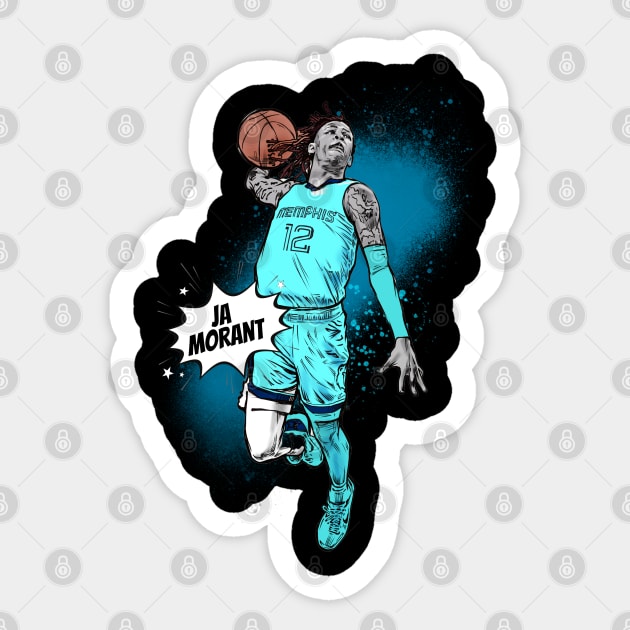 JA MORANT Sticker by Basic Lee